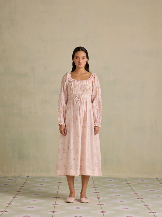 Airy impressions Smock Midi Dress