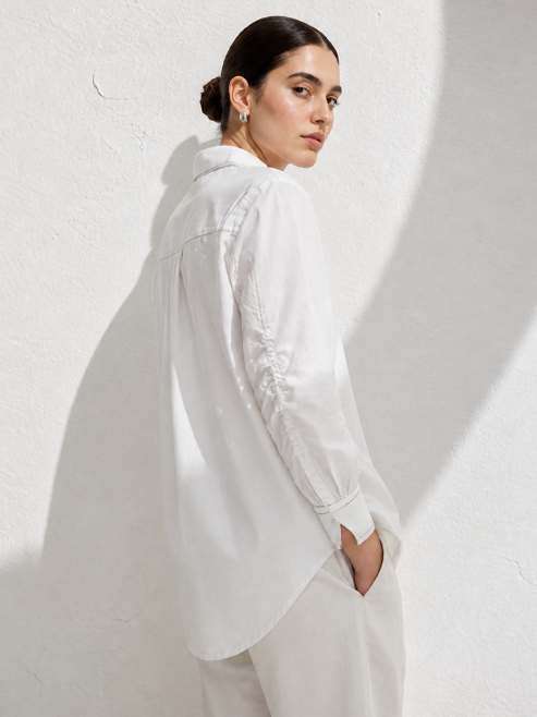 Ladybug Cotton Shirt – Women’s Casual Smart Shirt