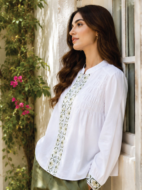 Meadow Embroidered Top