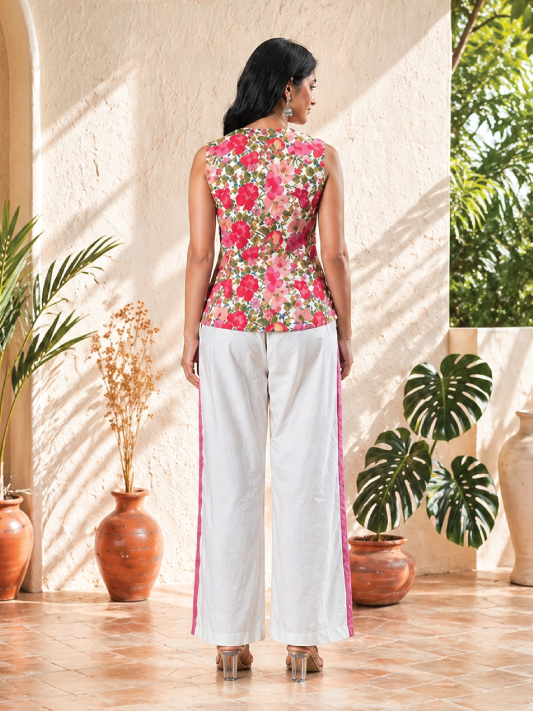 Floral Sleeveless Co-ord Set