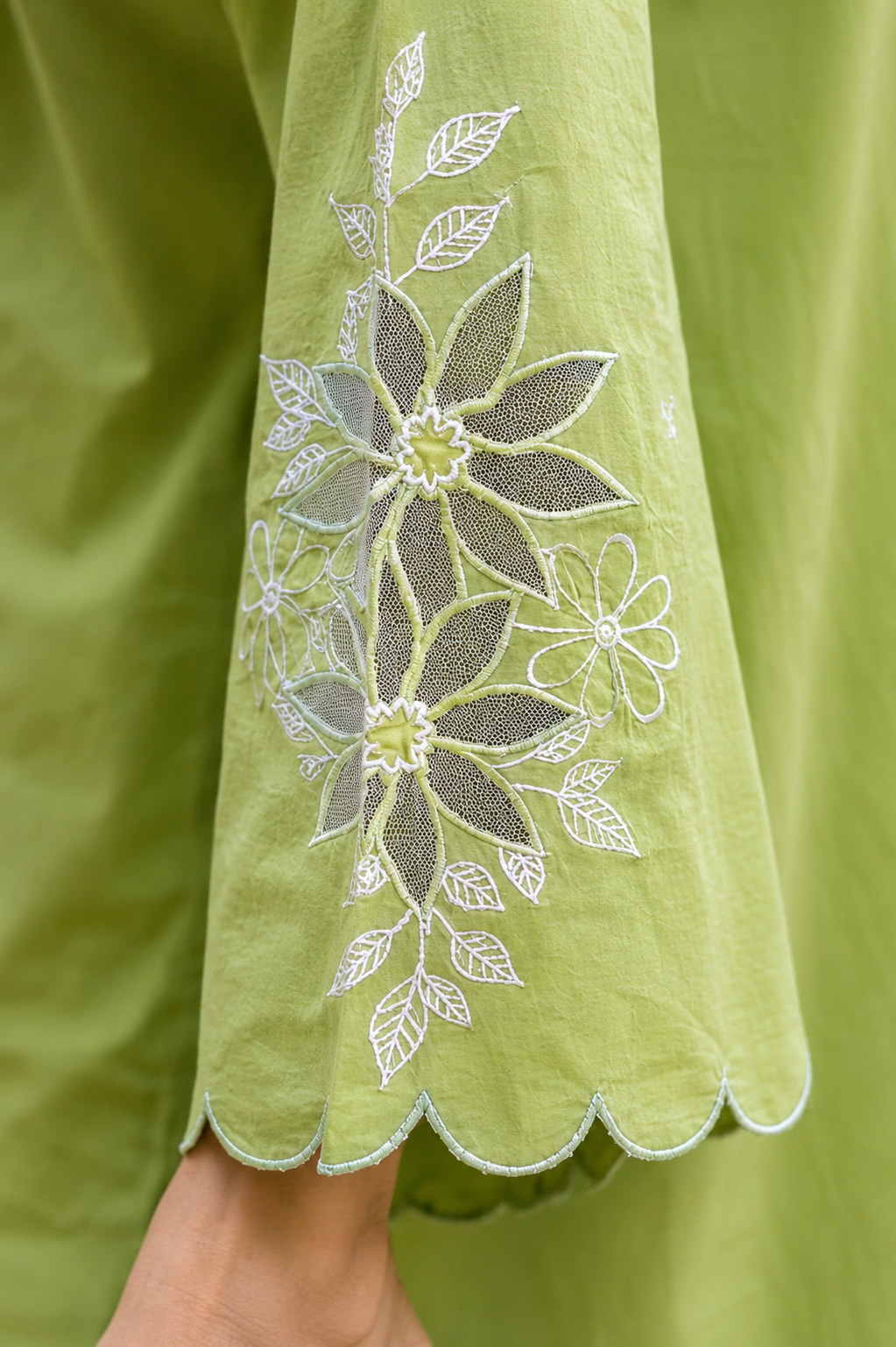 Pistachio Green Cotton Co-Ord Set