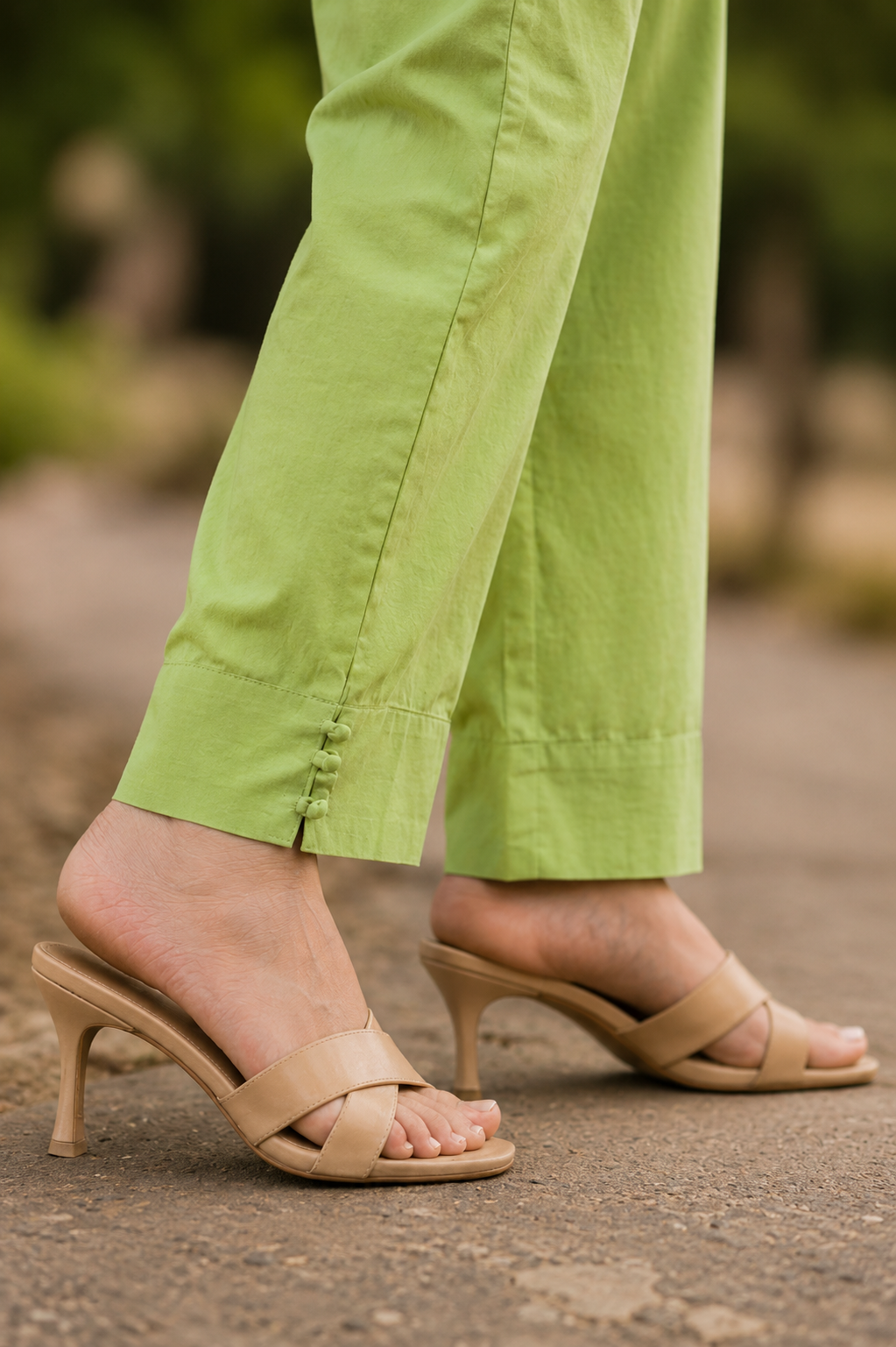 Pistachio Green Cotton Co-Ord Set