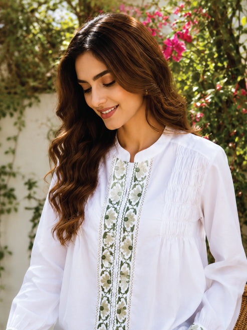 Meadow Embroidered Top